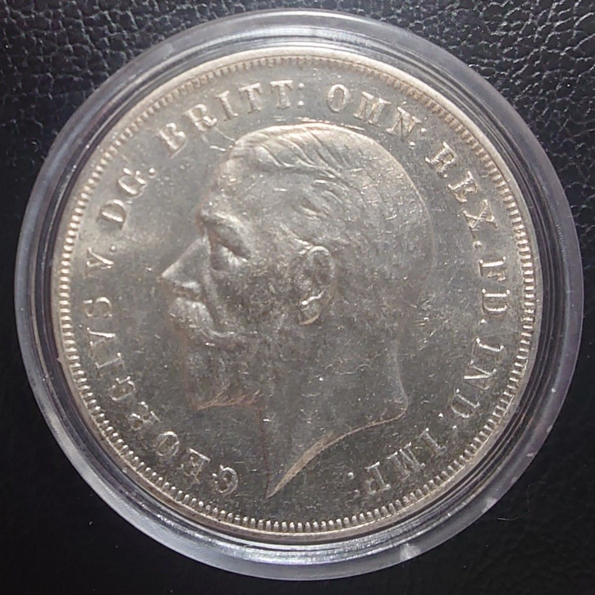1935年 イギリス クラウン銀貨 ジョージ5世即位25周年記念銀貨 聖