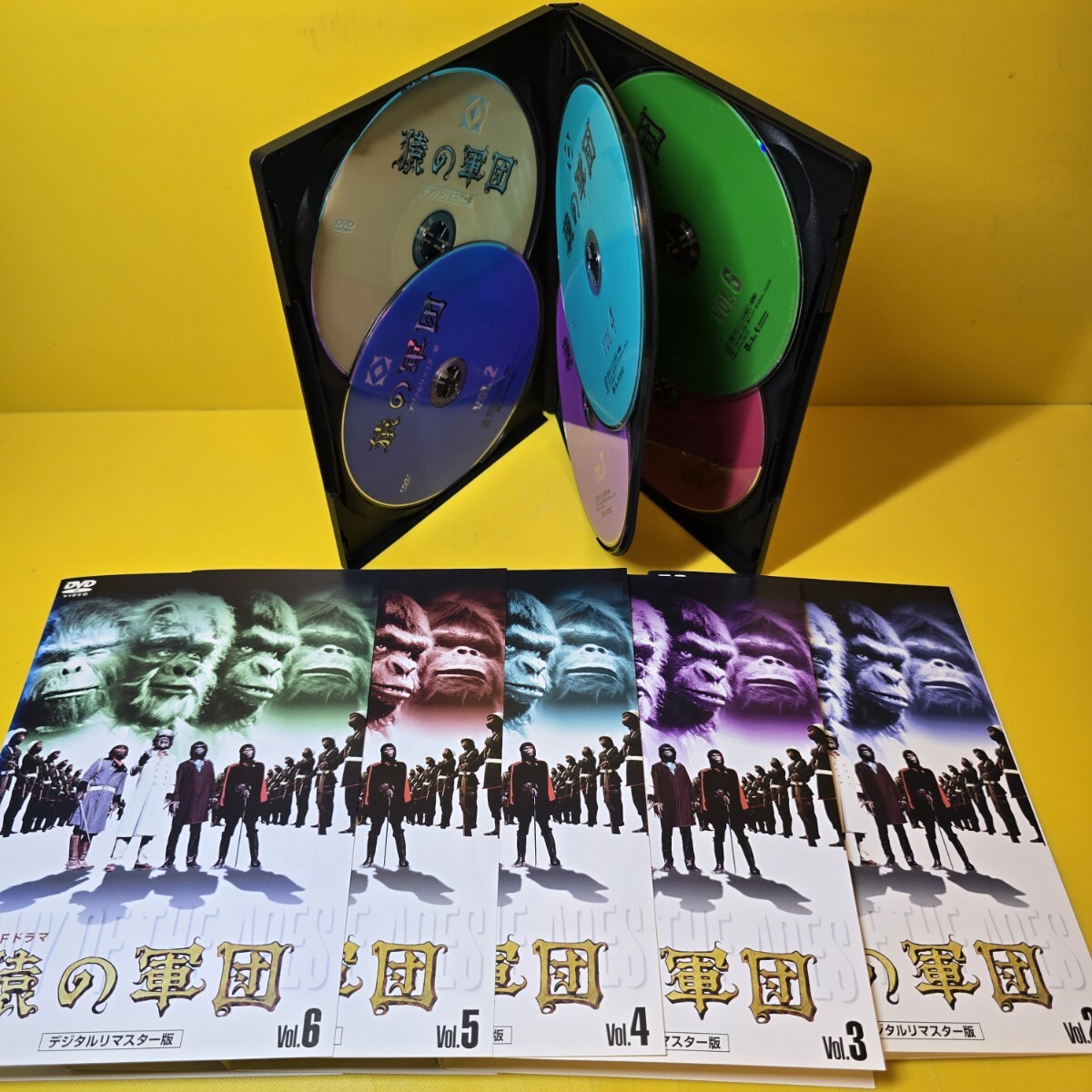 新品ケース交換済み 猿の軍団 デジタルリマスター版 DVD全6巻セット