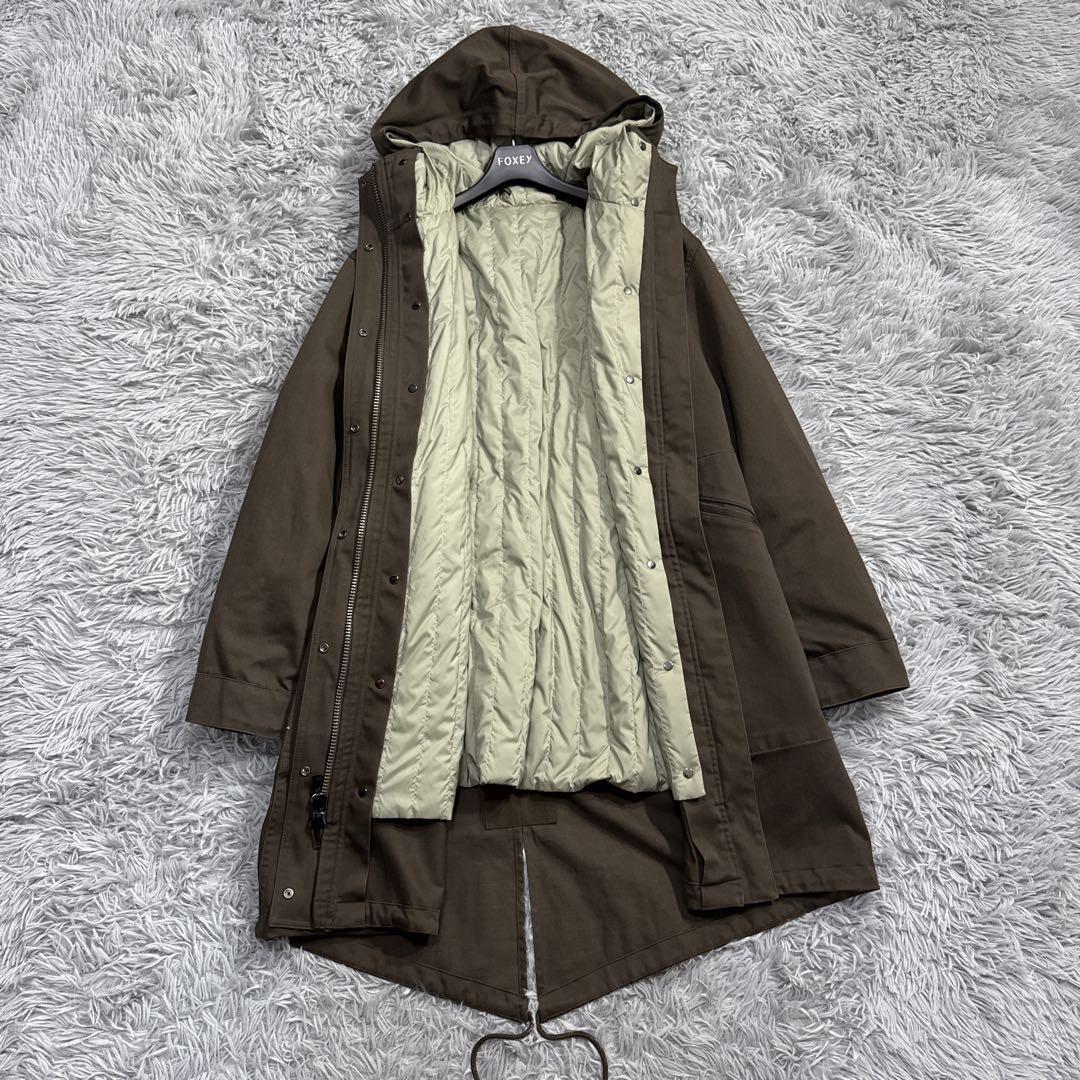 極美品セオリー 定価11万 モッズコート 3way ダウンライナー付き