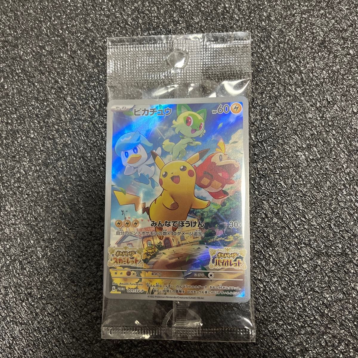 ポケモンカード ポケカ ピカチュウ プロモ みんなでぼうけん 001/sv-p