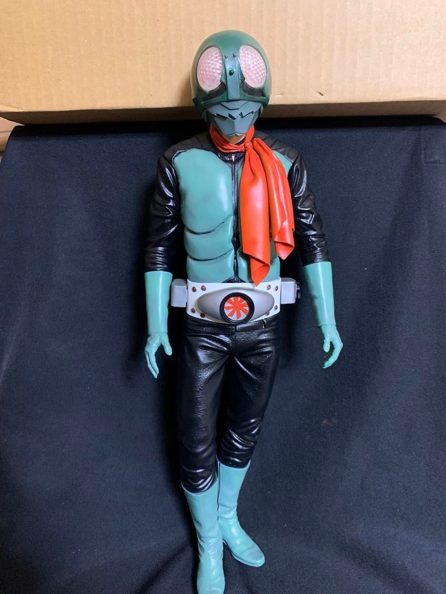 仮面ライダー 旧1号 メガソフビキット 塗装済み完成品 海洋堂 訳アリ品