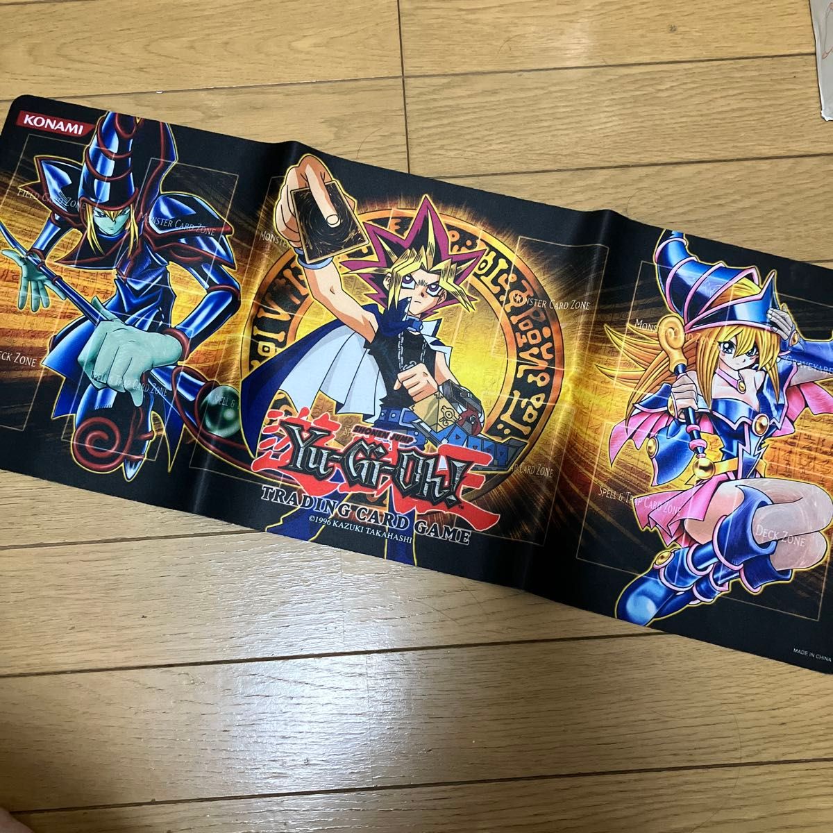 遊戯王 初期 プレイマット ブラック・マジシャン 闇遊戯 ブラック