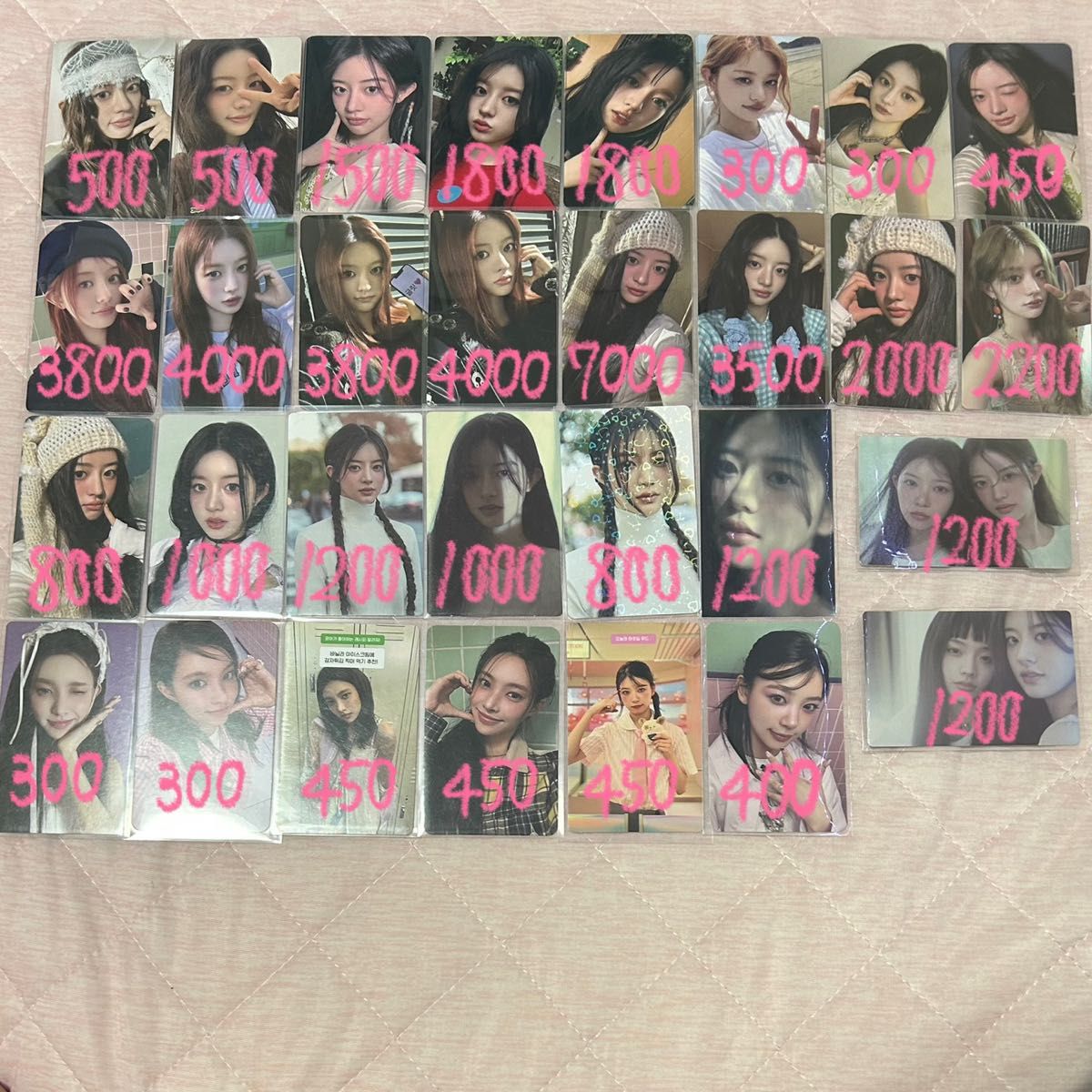 ILLITミンジュ ユナ モカ イロハ トレカ まとめ売り バラ売りは2枚目