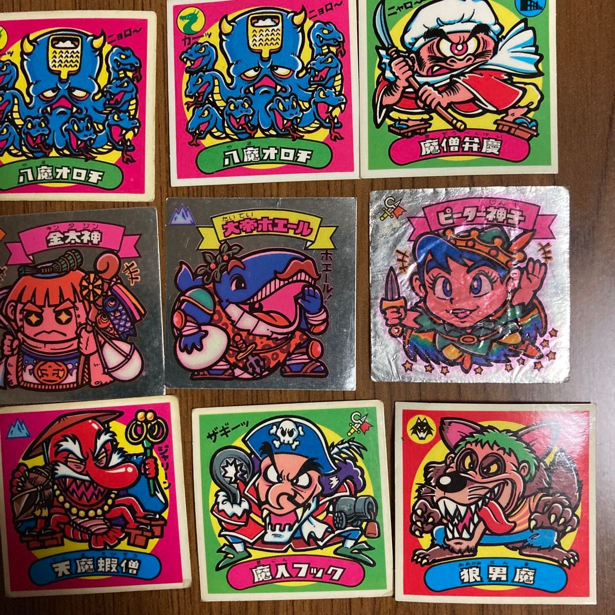 旧ビックリマン チョコ版 第5 6 7段すくみまとめ売り 天使21枚 お守り