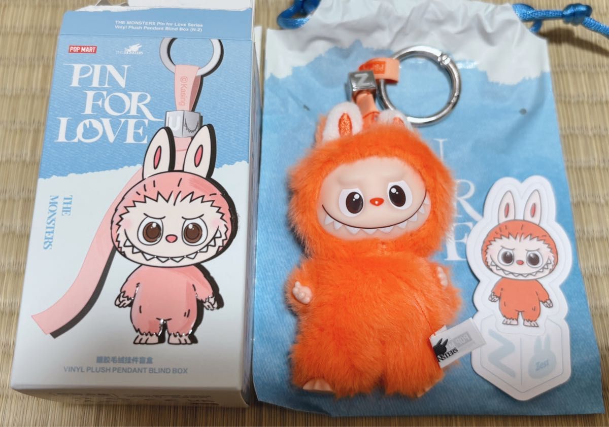 POPMART THE MONSTERS PIN FOR LOVE ぬいぐるみペンダント アソート