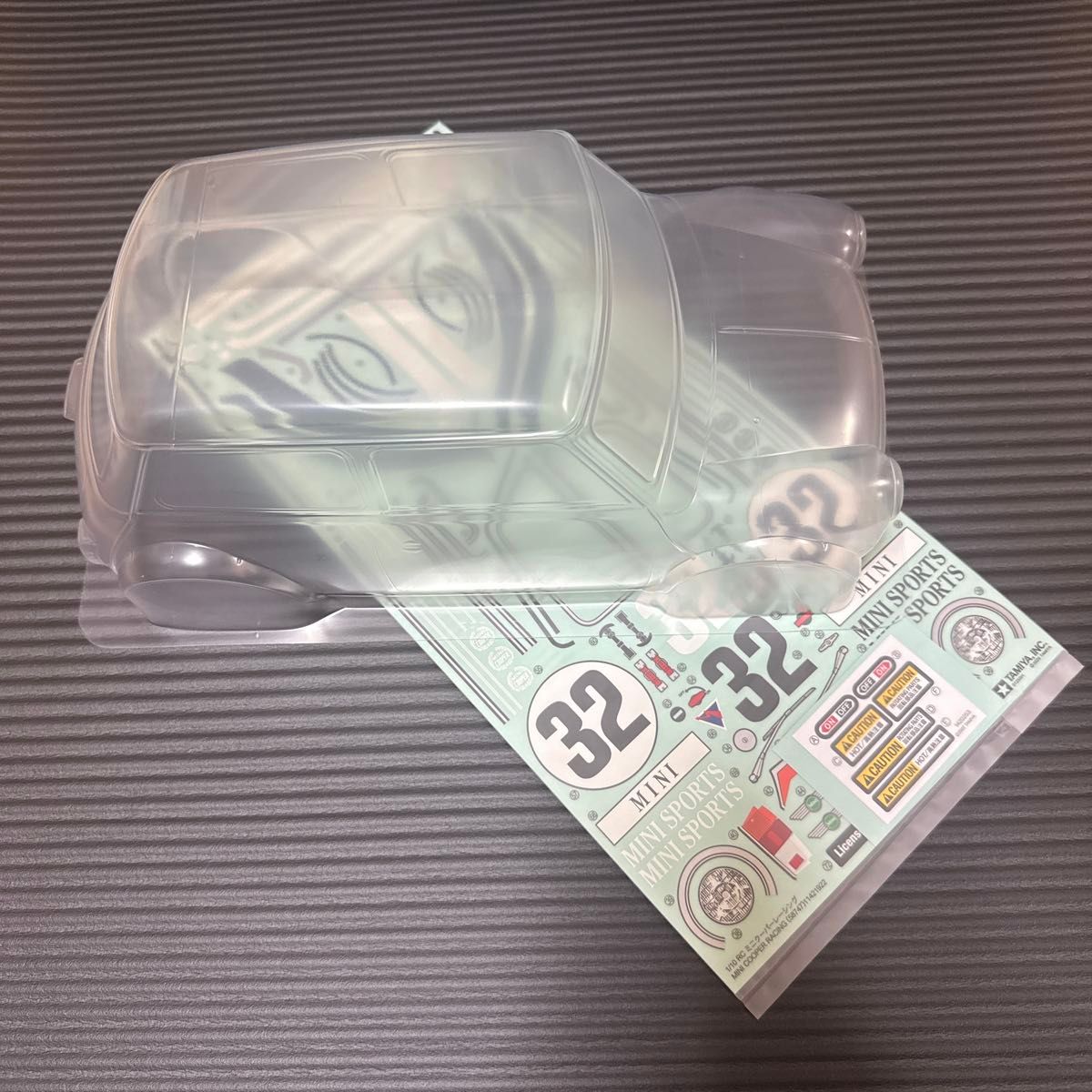 タミヤ 1/10RC ミニクーパーレーシング ボディ・ステッカー｜Yahoo