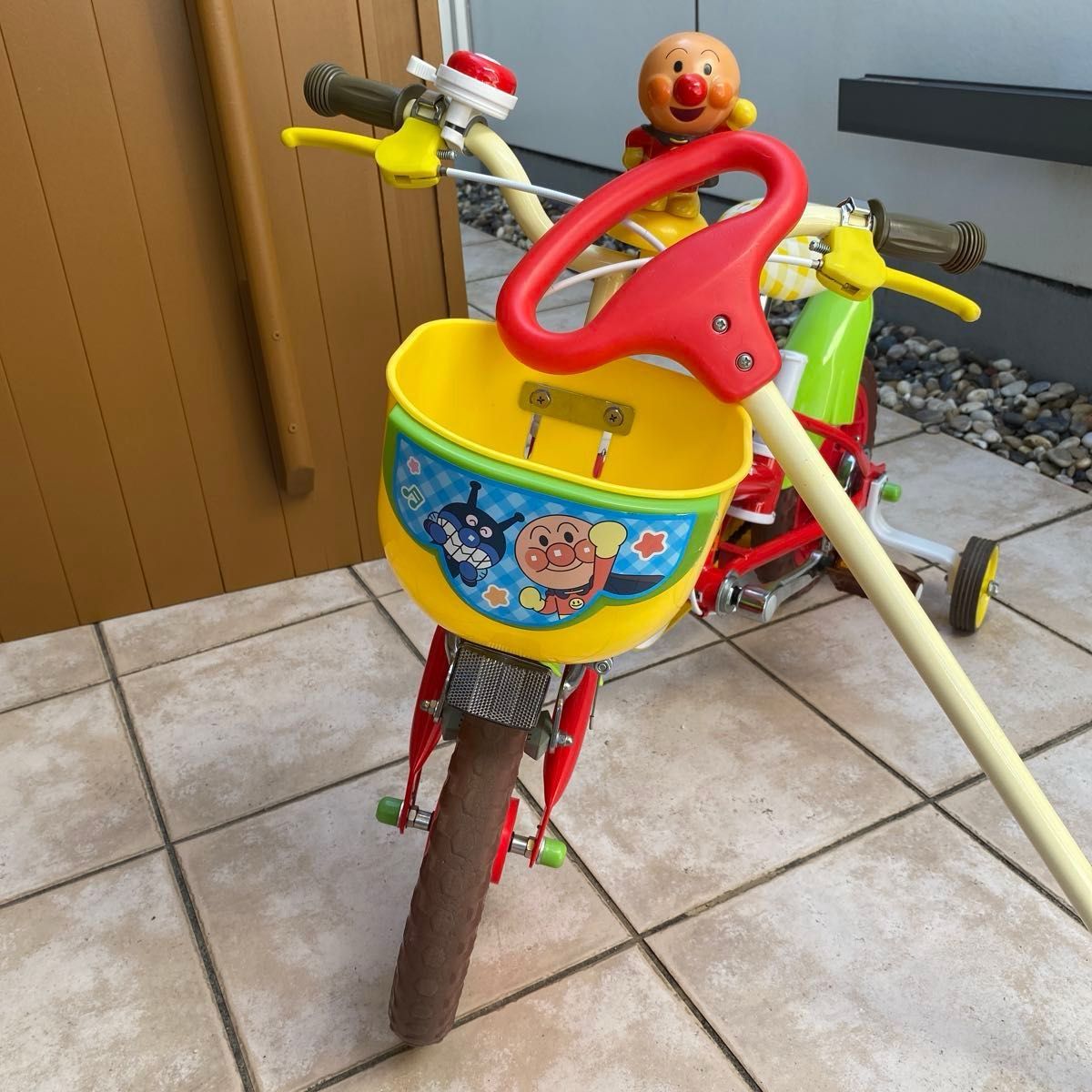 アンパンマン 幼児用自転車 12インチ 補助輪付き レッド 子供用｜Yahoo