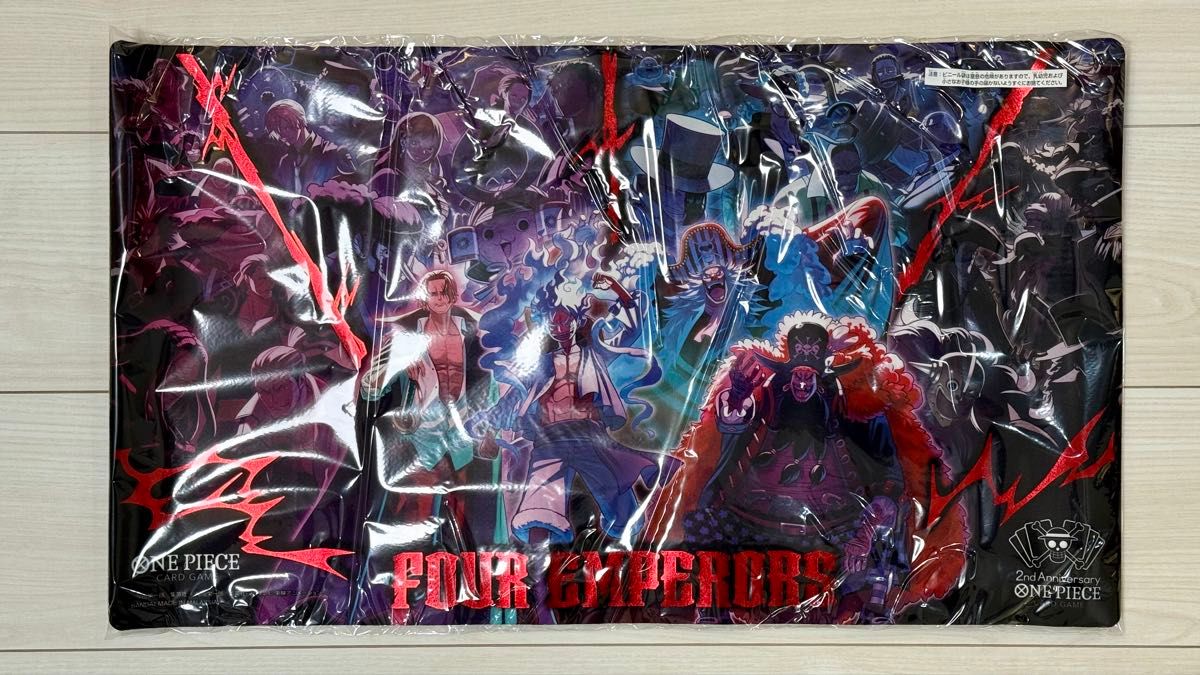 ワンピースカード 欧米 2周年 四皇 プレイマット パラレル ルフィ
