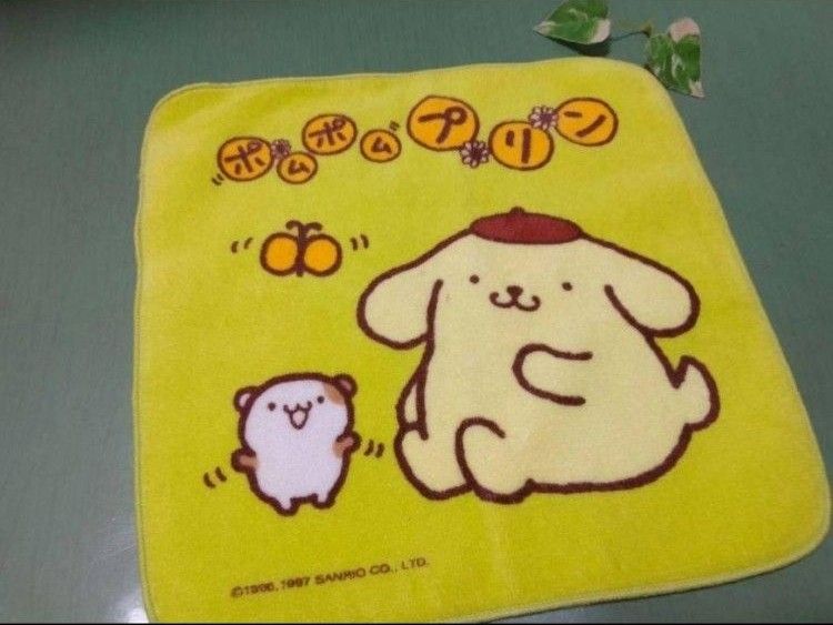 昭和レトロ激レア 3枚 ポムポムプリン ウォッシュタオル ミニタオル