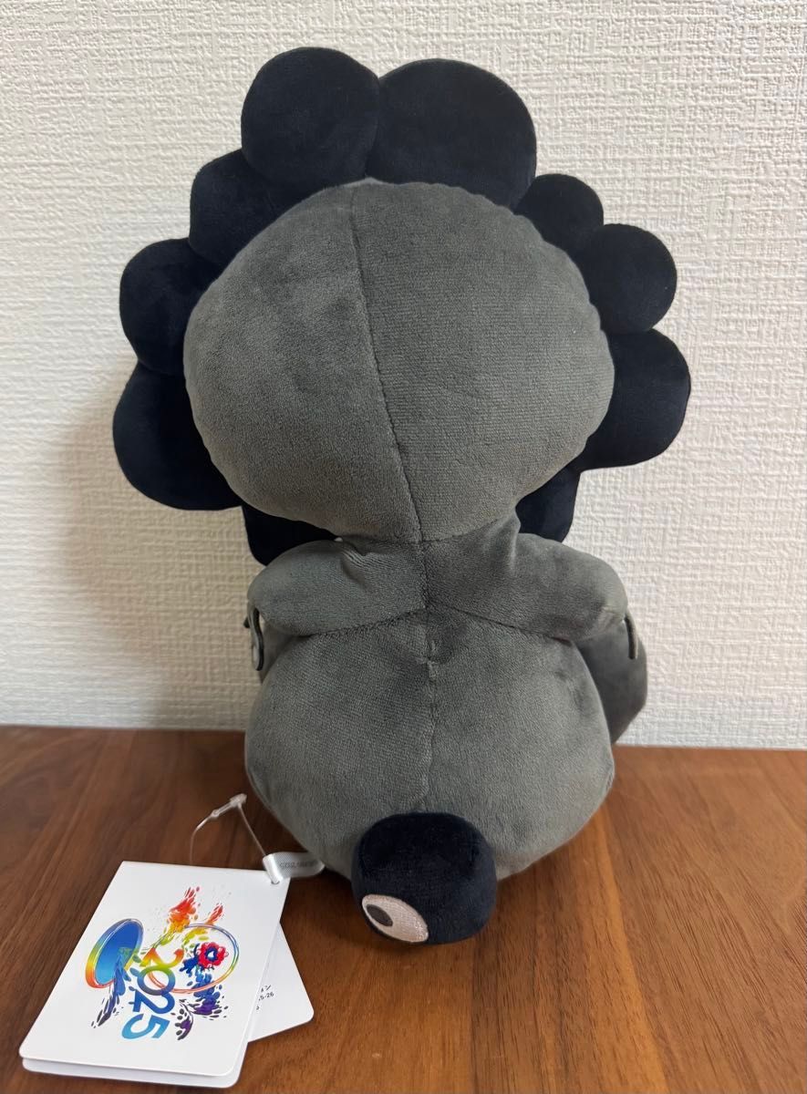 新品・未使用】EXPO2025 万博 ミャクミャク お手玉風ぬいぐるみ 黒 M