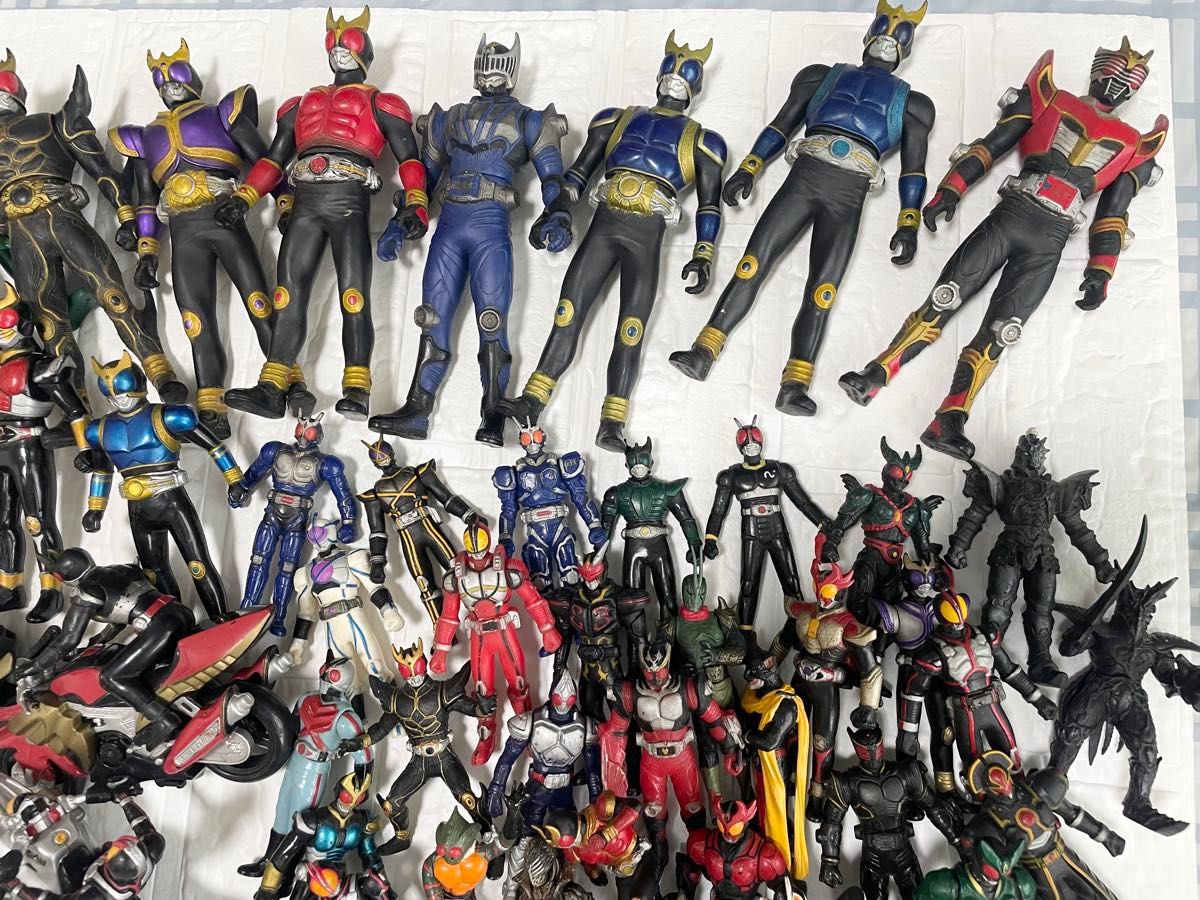 ウルトラマン 怪獣 仮面ライダー ソフビ フィギュア大量 まとめ売り 計