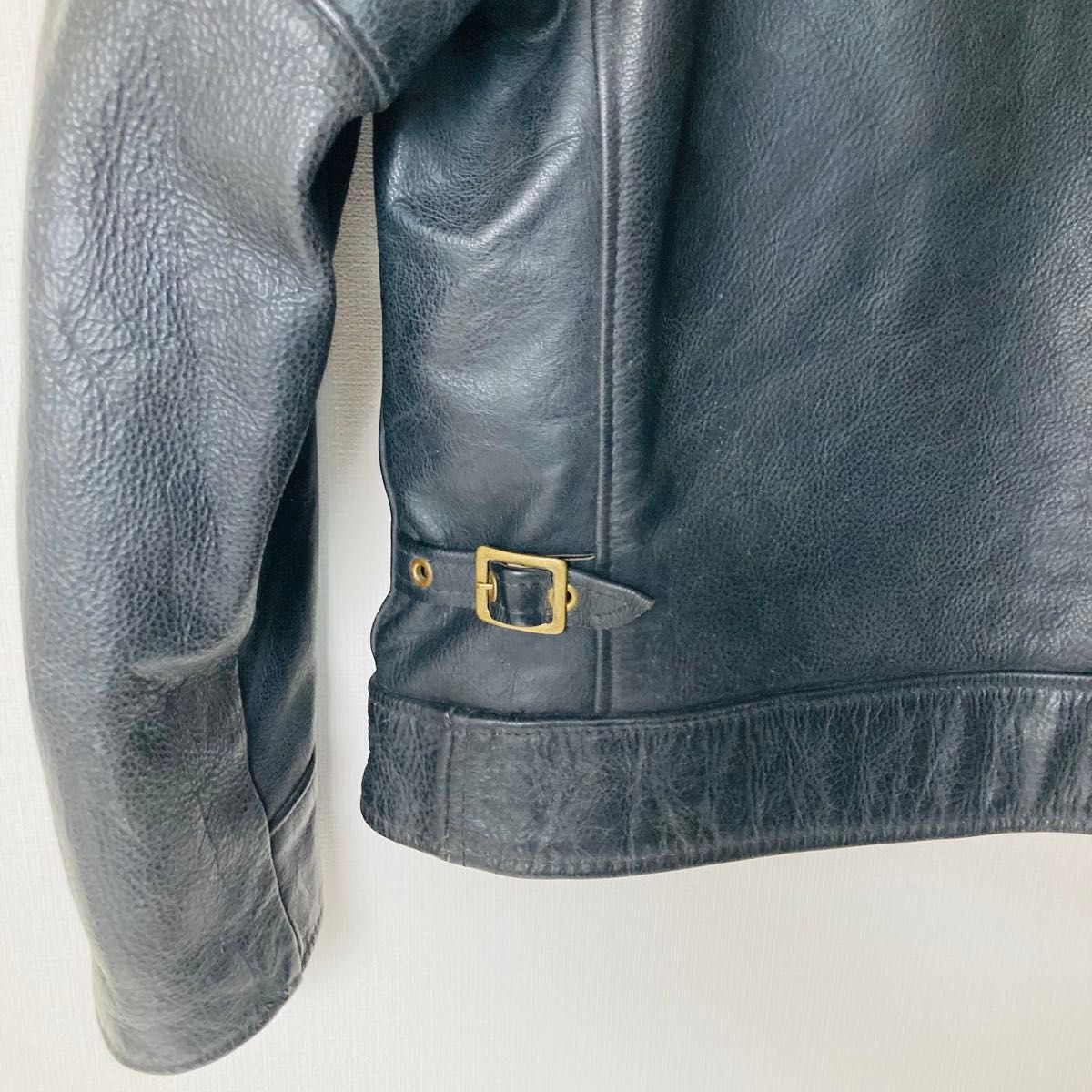 Schott ショット 637 レザージャケット Dポケット ジップアップ