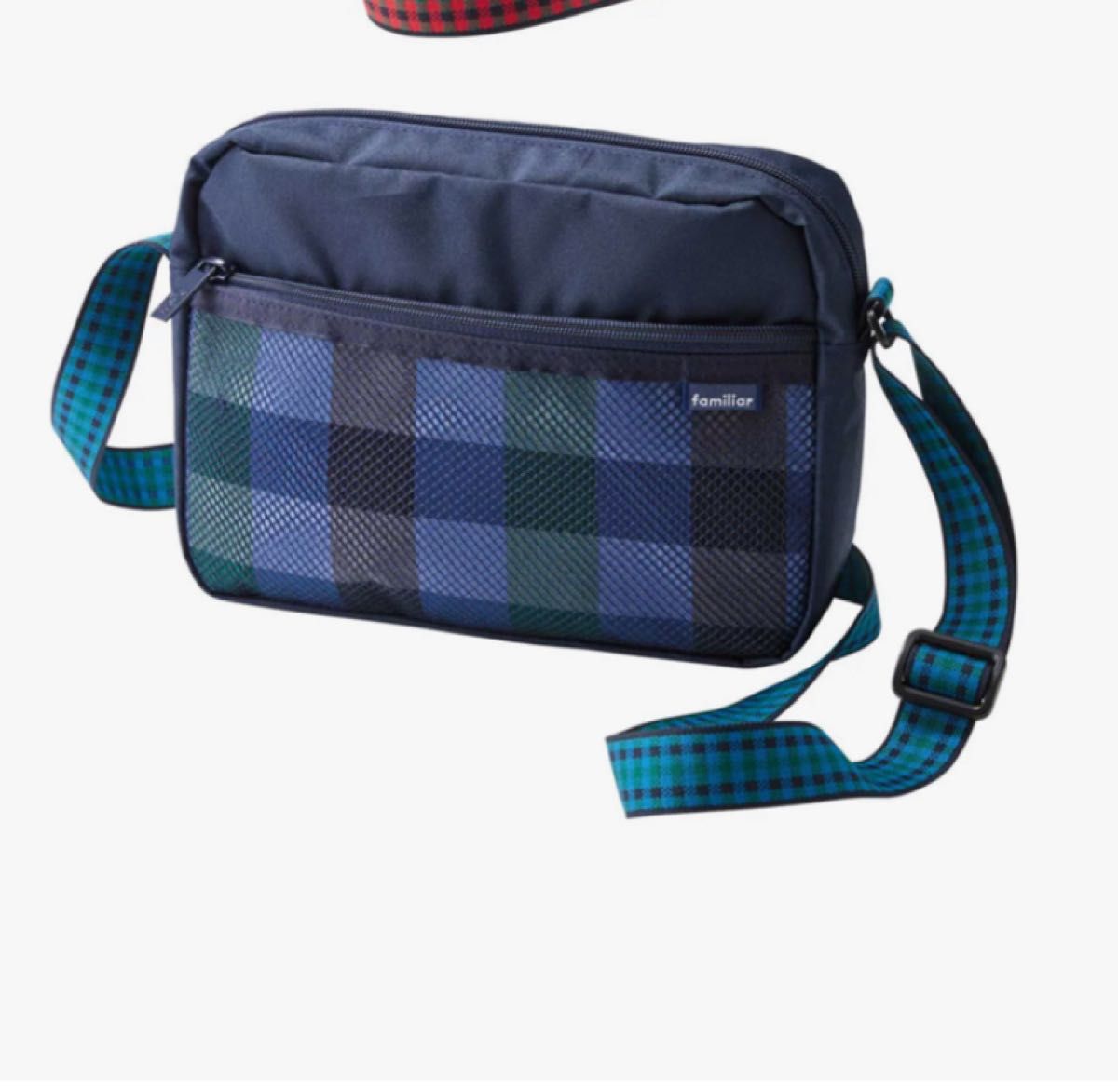 新品 未使用 ファミリア 新作 2025aw ネイビー ショルダーバッグ