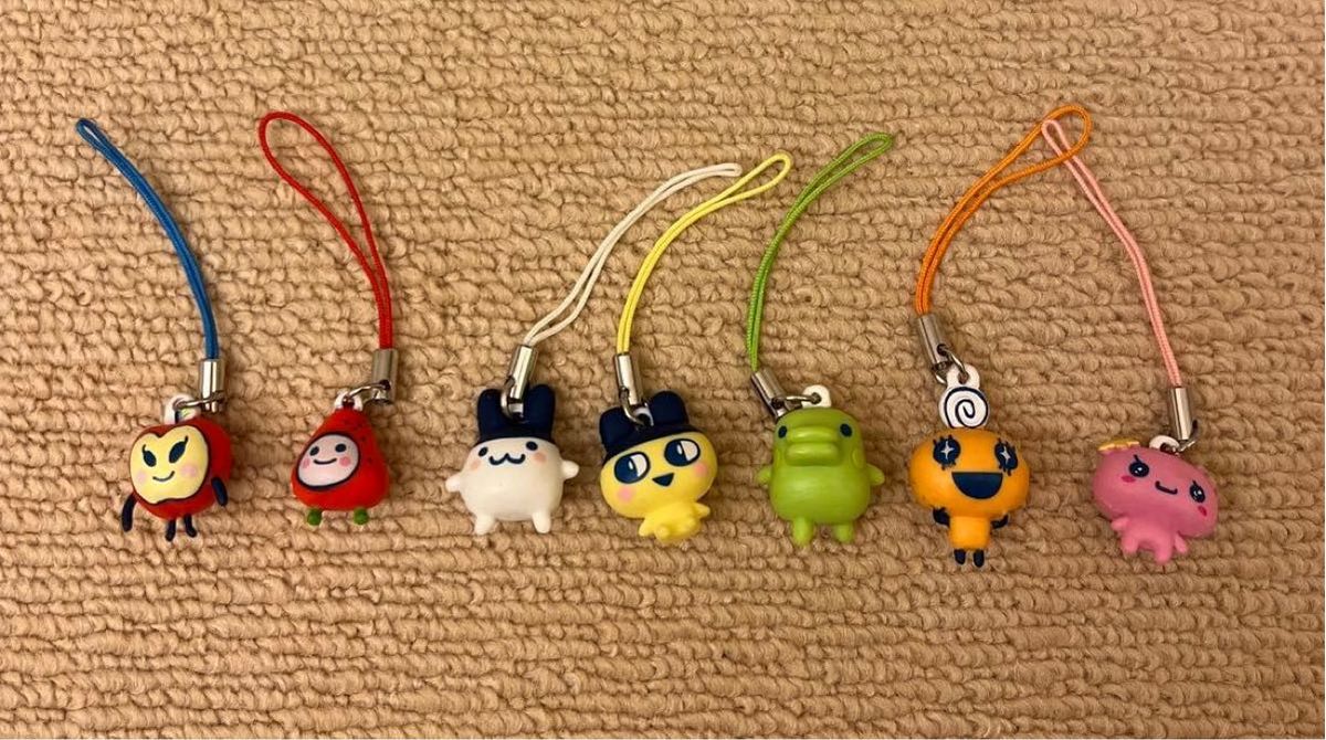 激レア】たまごっち ストラップ 7種類 三菱鉛筆 ノベルティグッズ