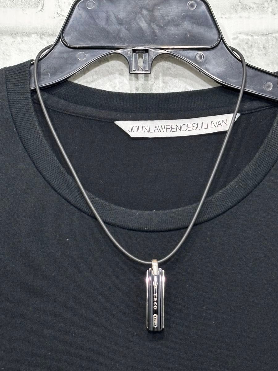 オールドティファニー 925 チタン 1837 プレート ネックレストップ