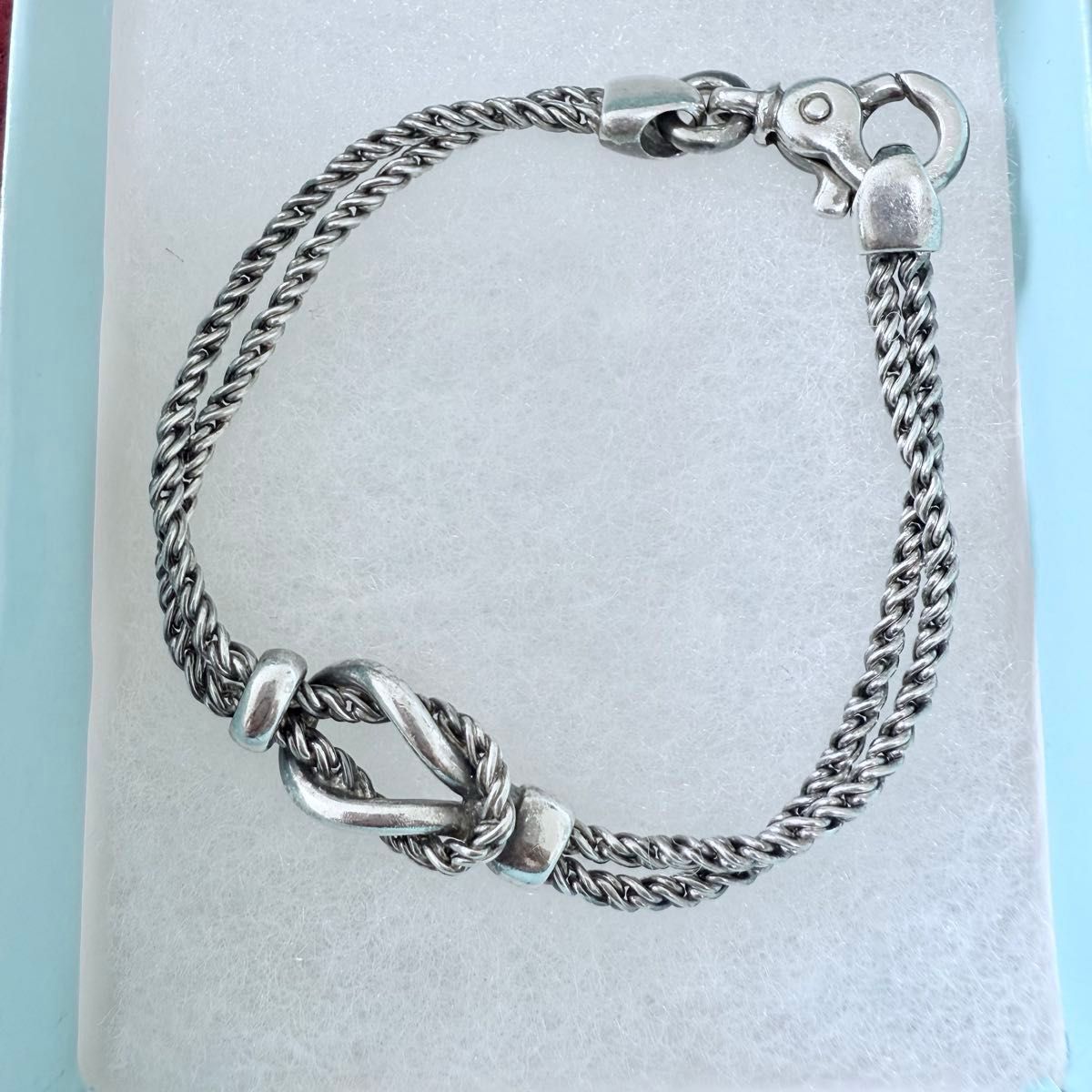 TIFFANY & Co ダブルロープ センターノット ブレスレット SV925｜Yahoo