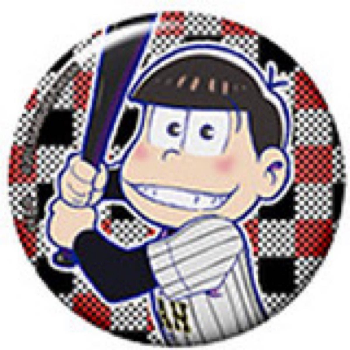 新品未開封 おそ松さん 侍ジャパン コラボ 缶バッジ トレーディング