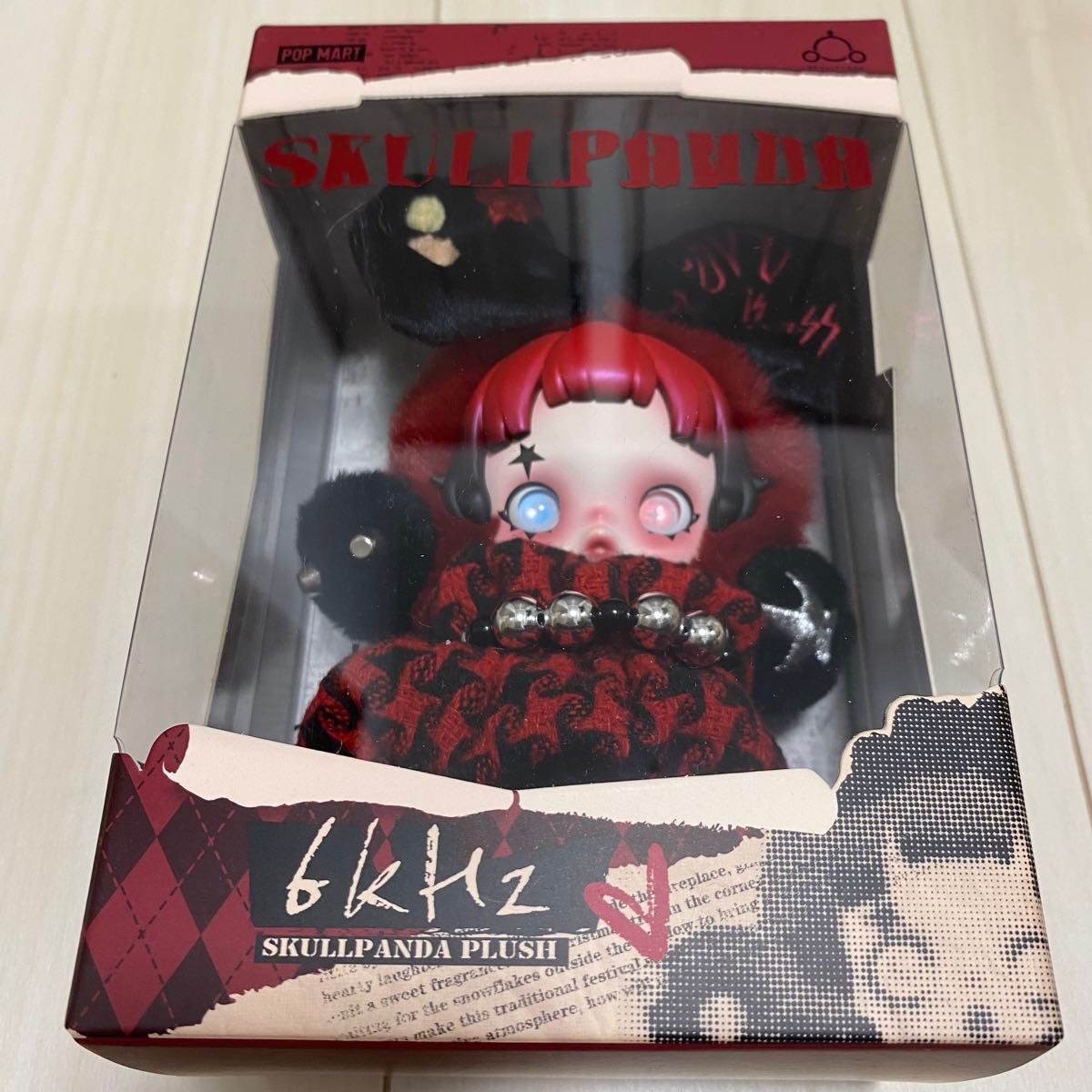 スカルパンダ ぬいぐるみペンダント EU 限定 6kHz ヨーロッパ 赤