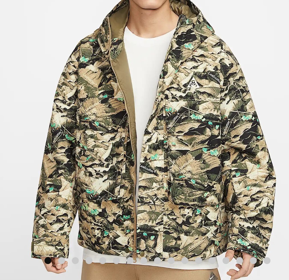 新品 2XL ナイキACG skull peak プリマロフト ダウン Nike acg 堀米雄