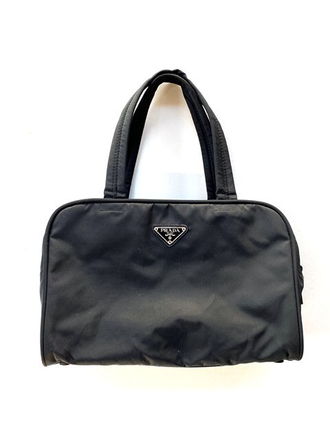 PRADA プラダ ハンドバッグ テスート ナイロン ブラック 黒 ミニ