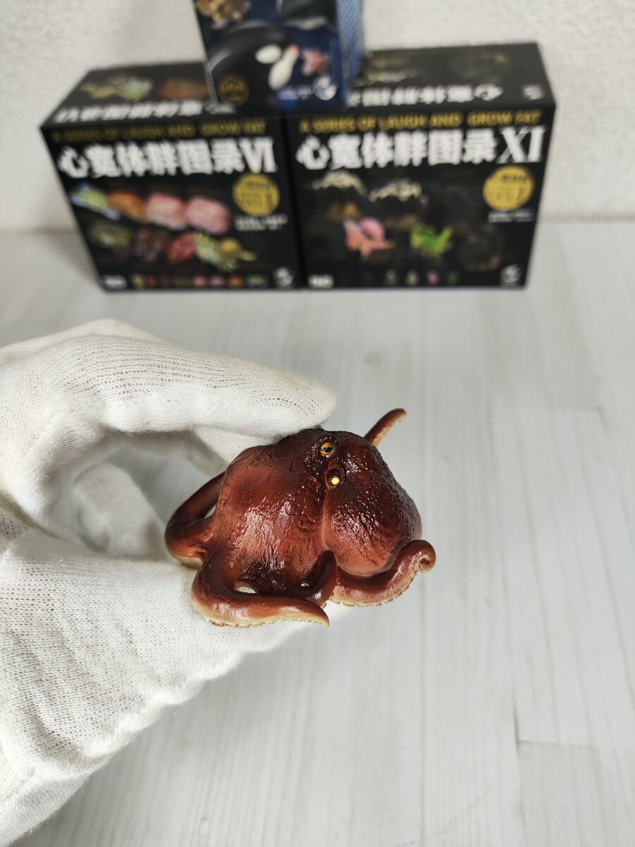 動物の惑星】レア 上海蟹plus+サソリ+タコ+ロブスター フィギュア