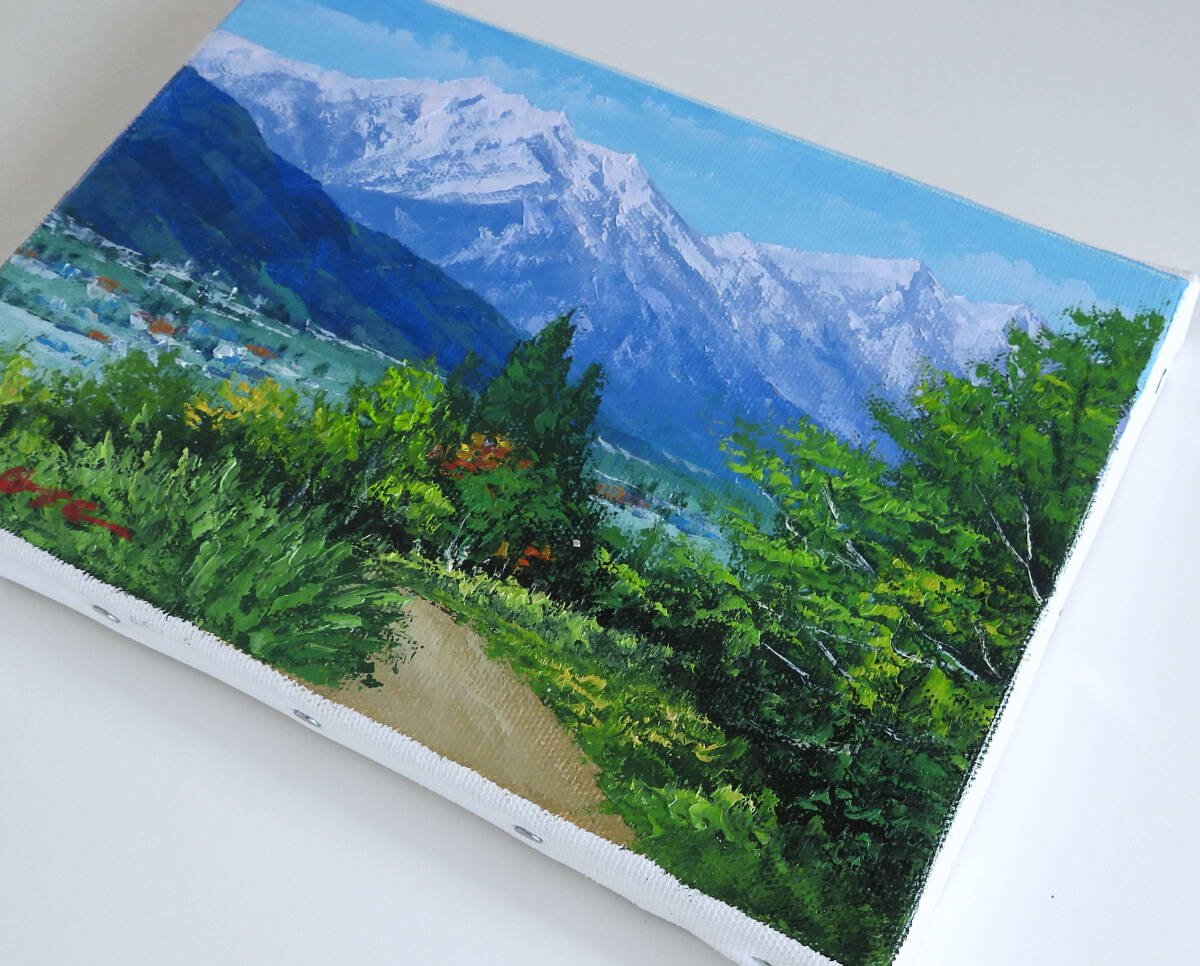 油彩画 SM号 広瀬和之【安曇野】風景画「真作」｜Yahoo!フリマ（旧