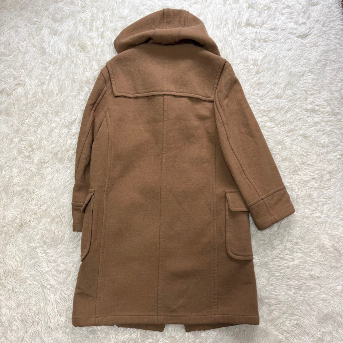 バーバリー ブルーレーベル ロングダッフルコート ノバチェック