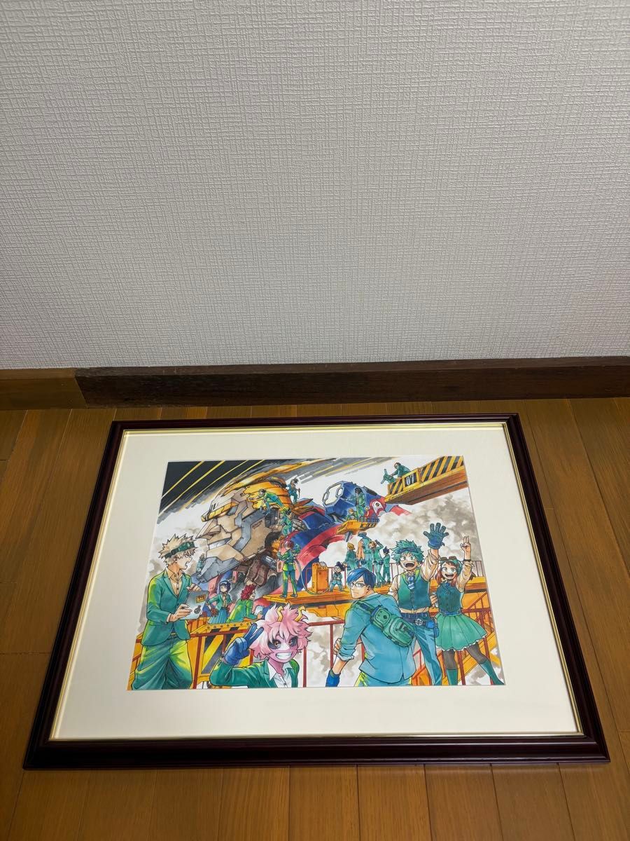 僕のヒーローアカデミア ヒロアカ 額装高精細デジタルカラー 複製原画