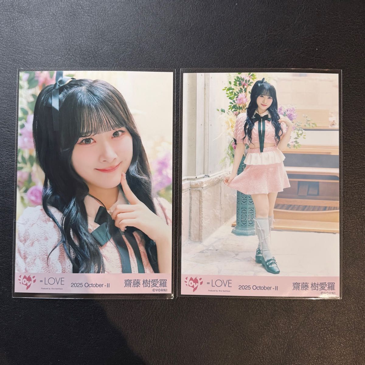 LOVE イコラブ 齋藤樹愛羅 生写真 ラブソング ピンクニット ヨリ ヒキ