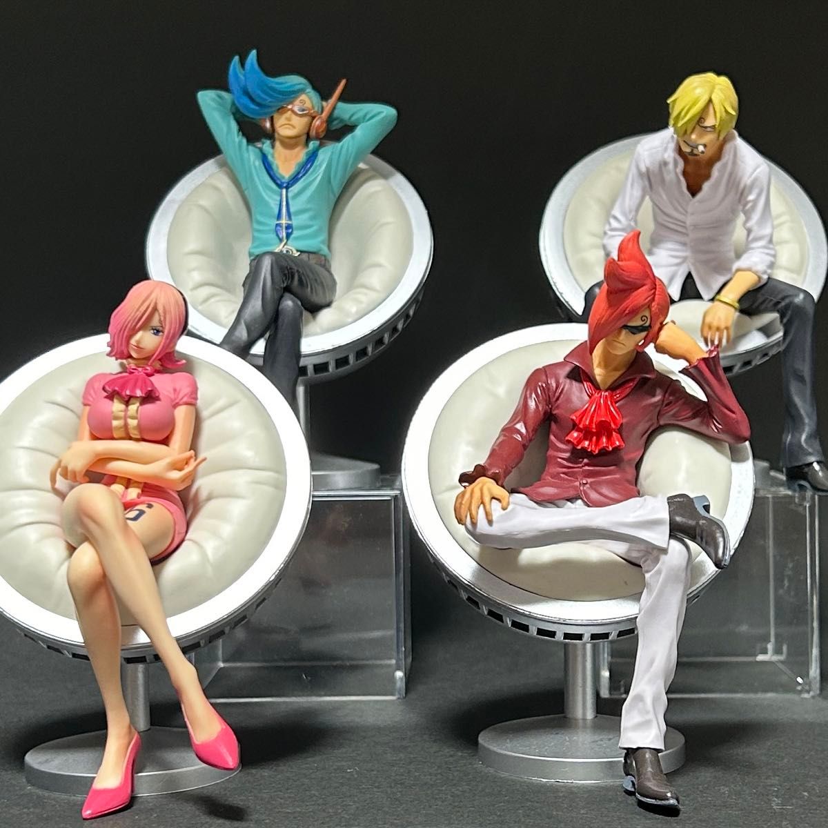 ワンピース DXF レイジュ イチジ ニジ サンジ ジェルマ66 フィギュア