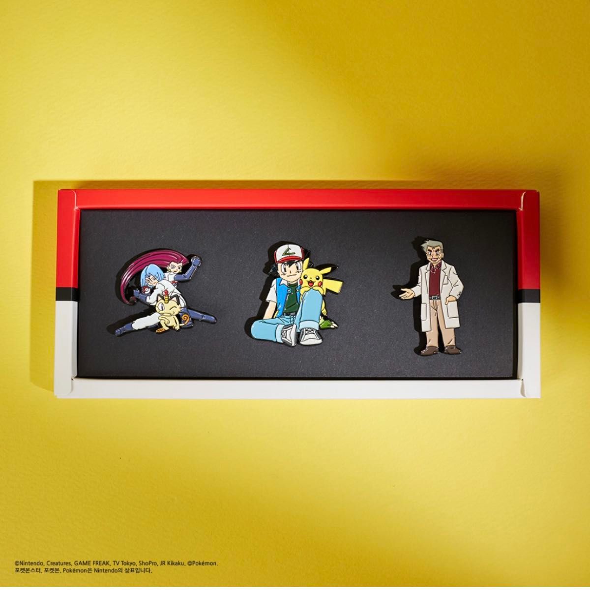 ポケモン ピンバッジ サトシ オーキド博士 ロケット団 韓国限定｜Yahoo