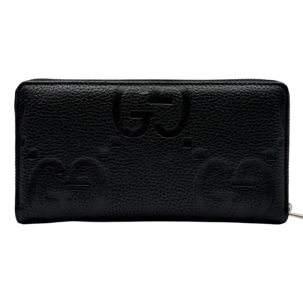 未使用に近い】GUCCI グッチ ジャンボGG ラウンドファスナー長財布