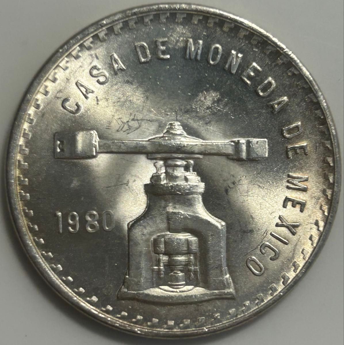 メキシコ 1オンス銀貨 1980年 古銭 / 銀貨 / 外国コイン｜Yahoo!フリマ