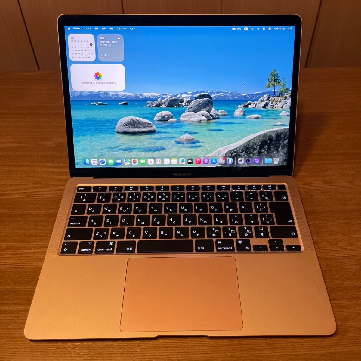 訳ありジャンク M1 MacBook Air A2337 ローズゴールド バッテリー100