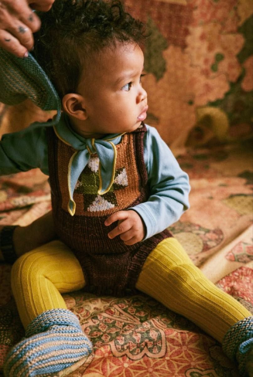 Misha&Puff 24AW 〉Nova Quilt Romper ”ニットロンパース”- Fig 新品未