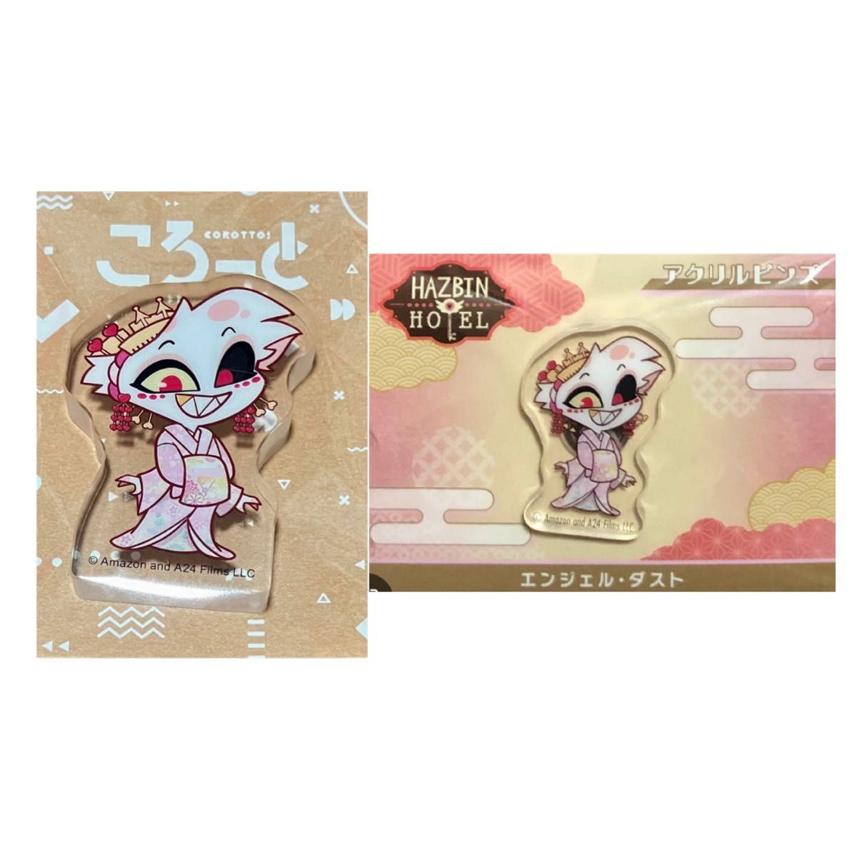 HAZBIN HOTEL エンジェル・ダスト アクリルピンズ ころーと 2個セット