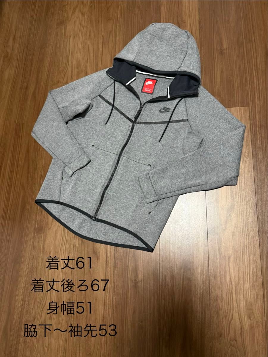 メンズM グレー 廃盤 テックフリース セットアップ ナイキ 赤タグ 過去