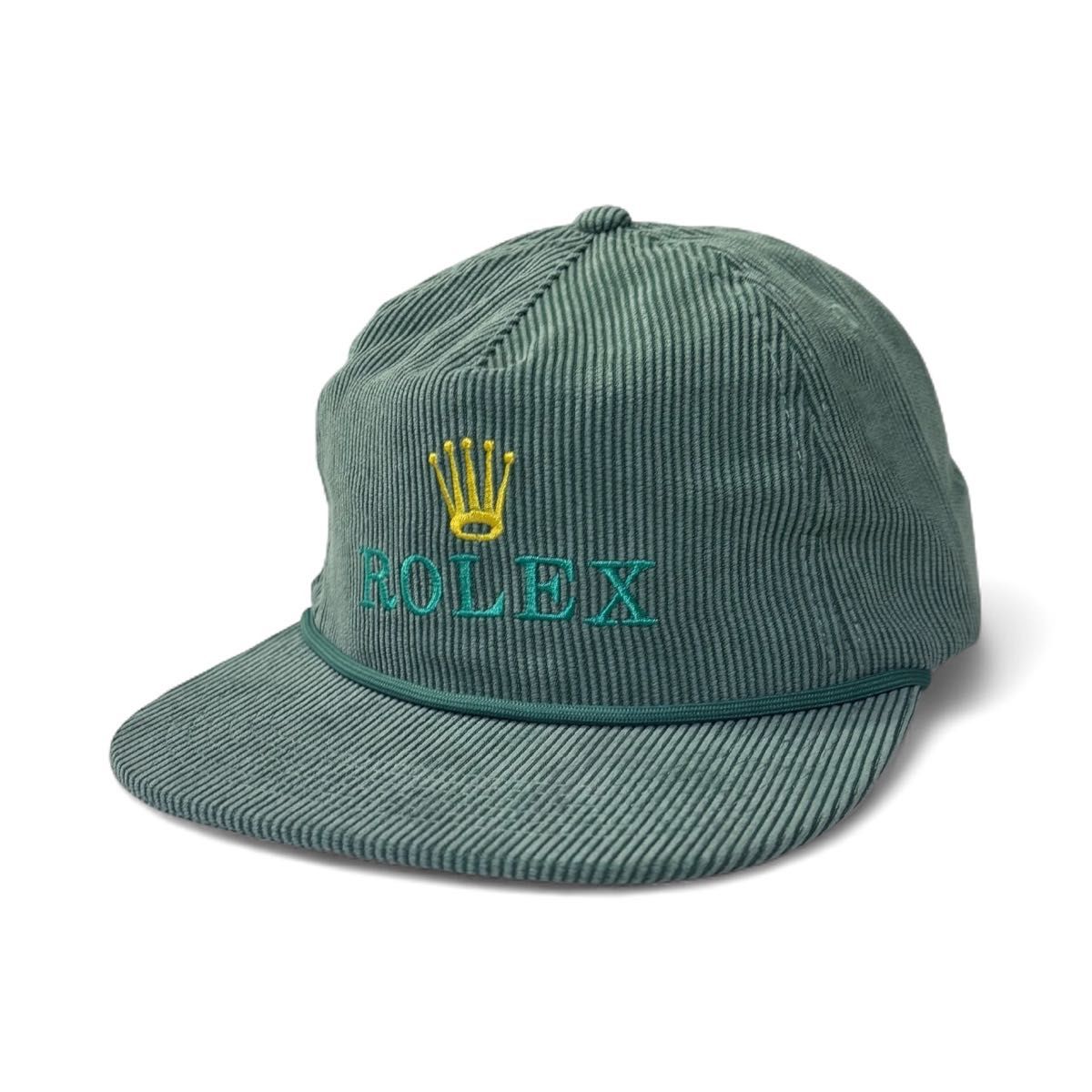 Rolex ロレックス キャップ Cap Logo Embroidery 刺繍Corduroy