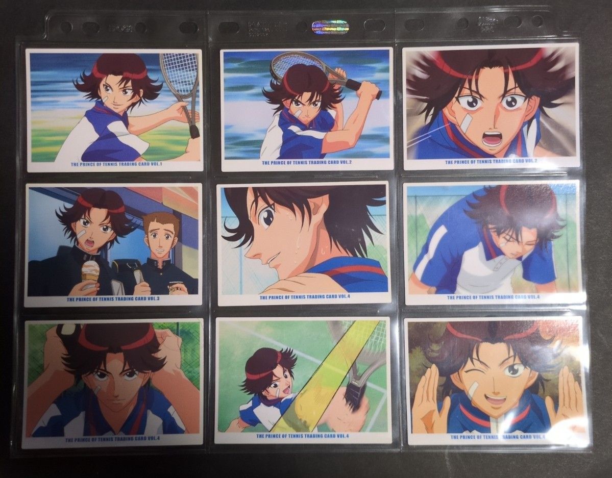 テニスの王子様 トレーディングカード vol 1〜4 菊丸英二（9枚）青春