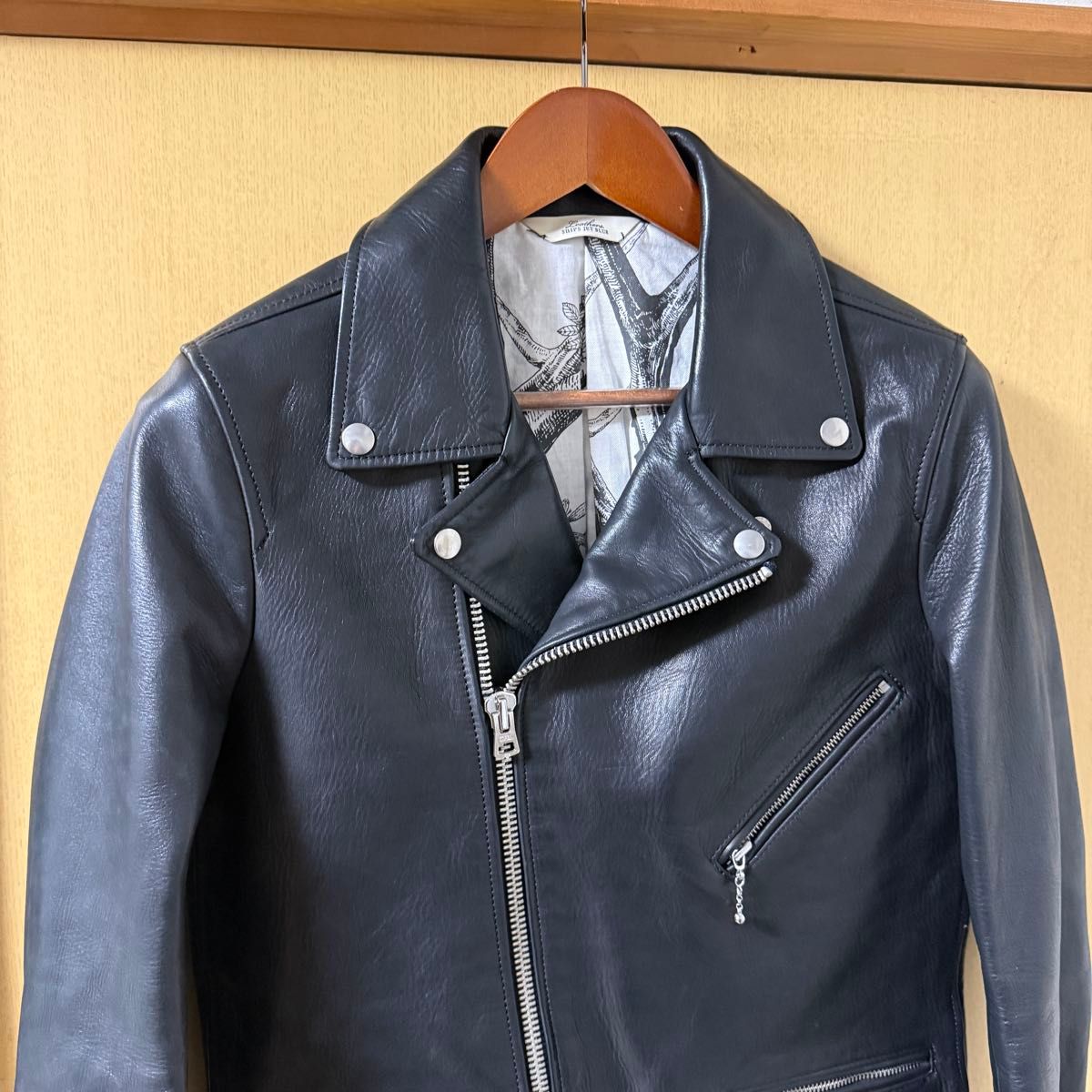 SHIPS JET BLUE × NOWARTT ライダースジャケット M シップスジェット