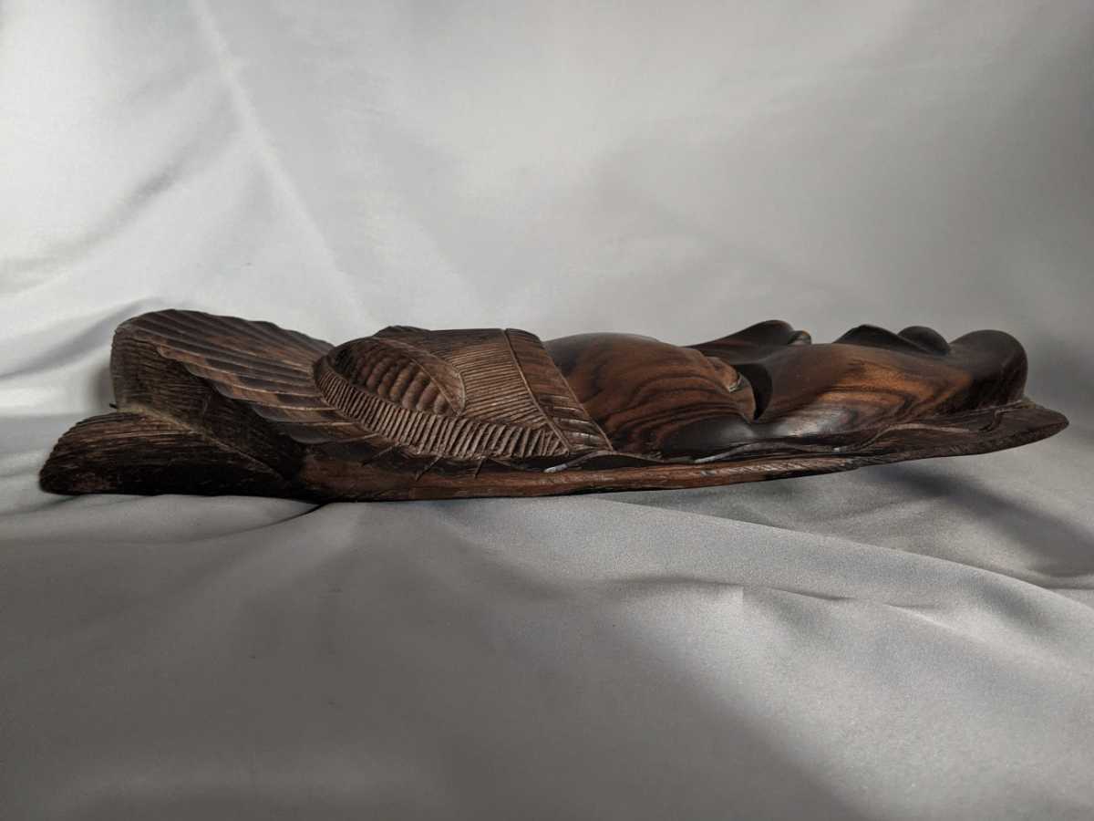 Yahoo!オークション - アフリカ セネガル 木彫 お面 マスク 黒檀 エボ