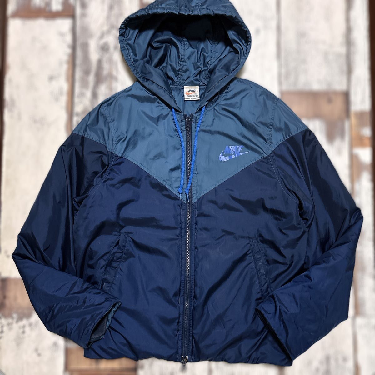 NIKE ナイキ 中綿ナイロンジャケット ジャンパー フード付き 80s復刻