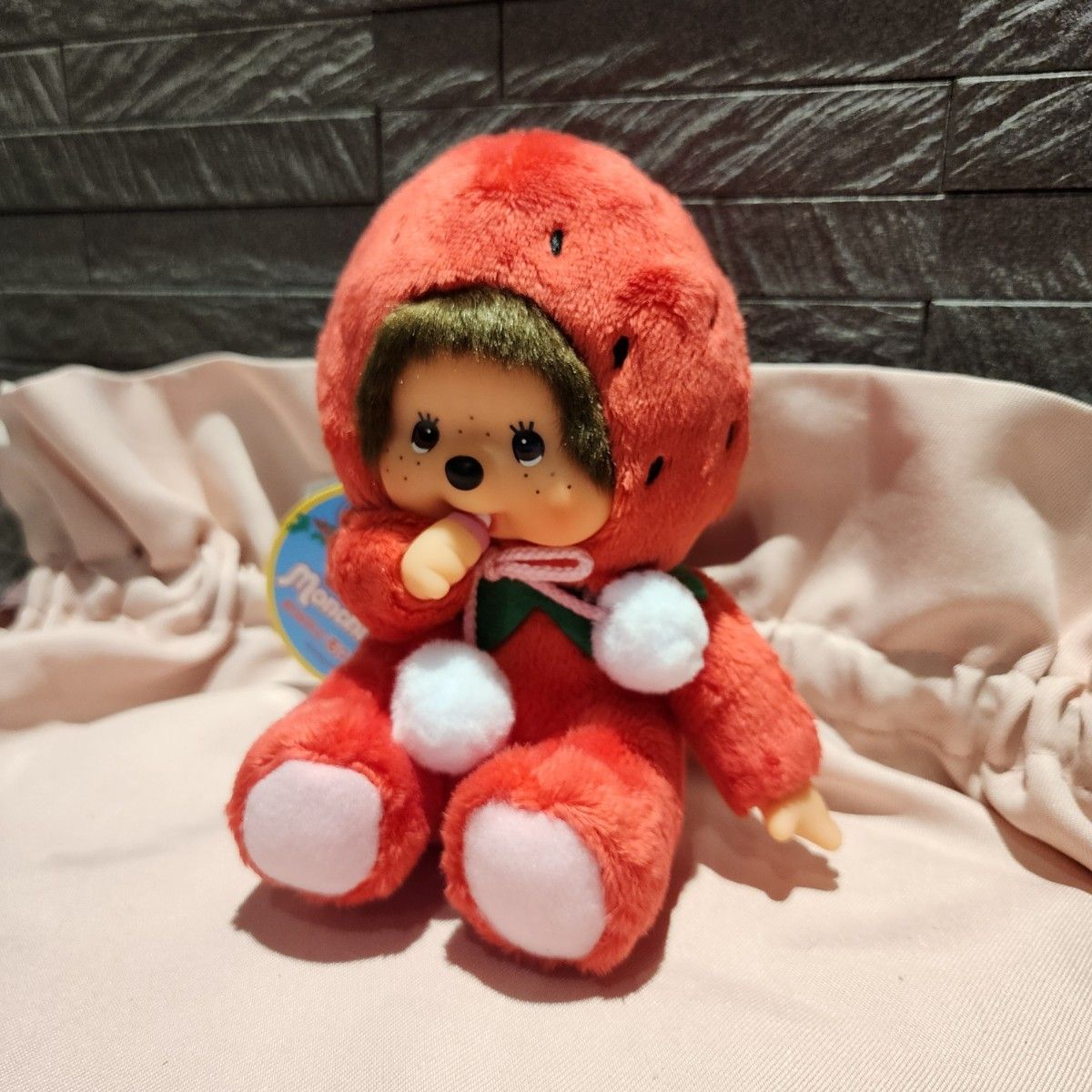 限定ご当地モンチッチ福岡あまおういちご SぬいぐるみMonchhichi福岡