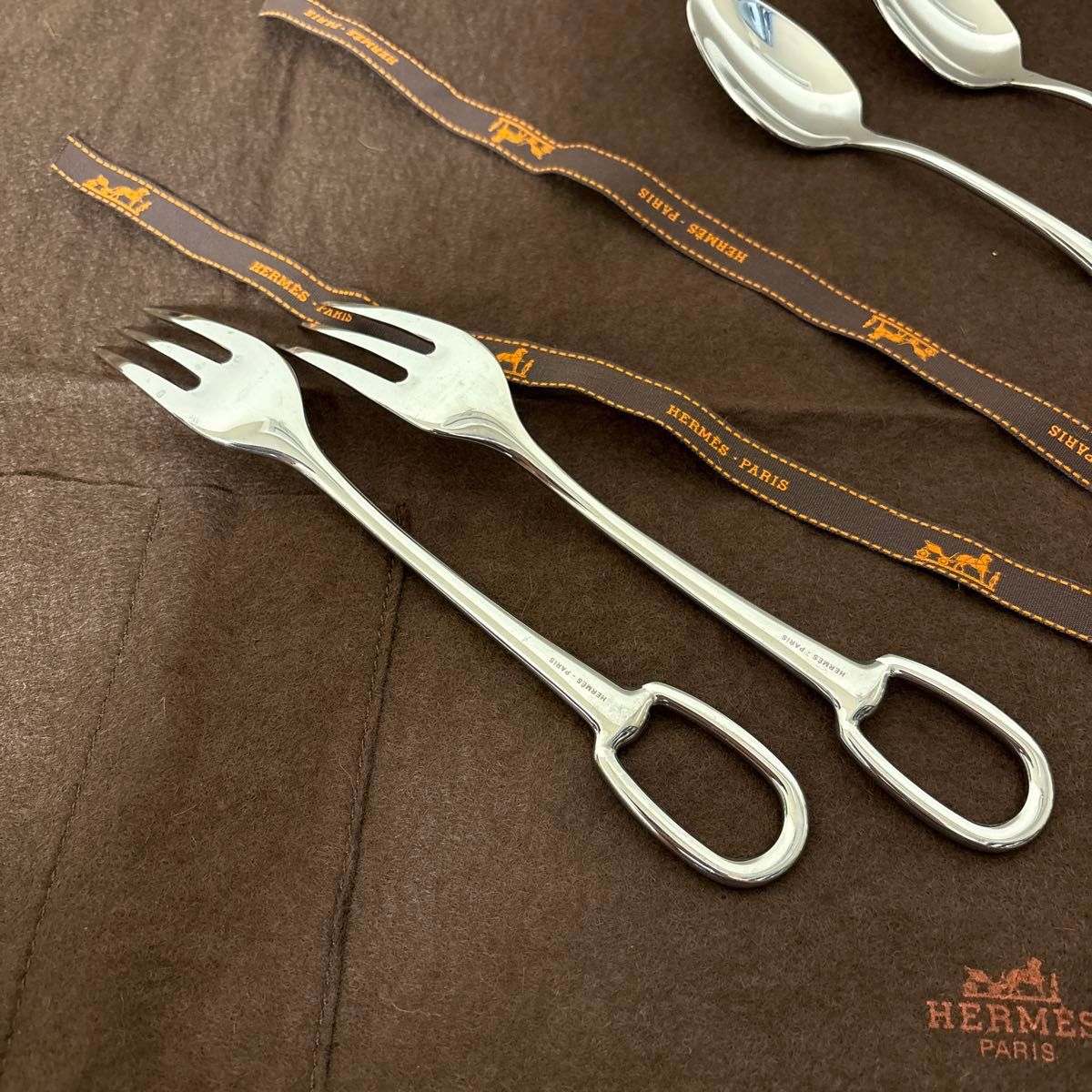 エルメス アトラージュ カトラリー ディナーセット ナイフ スプーン