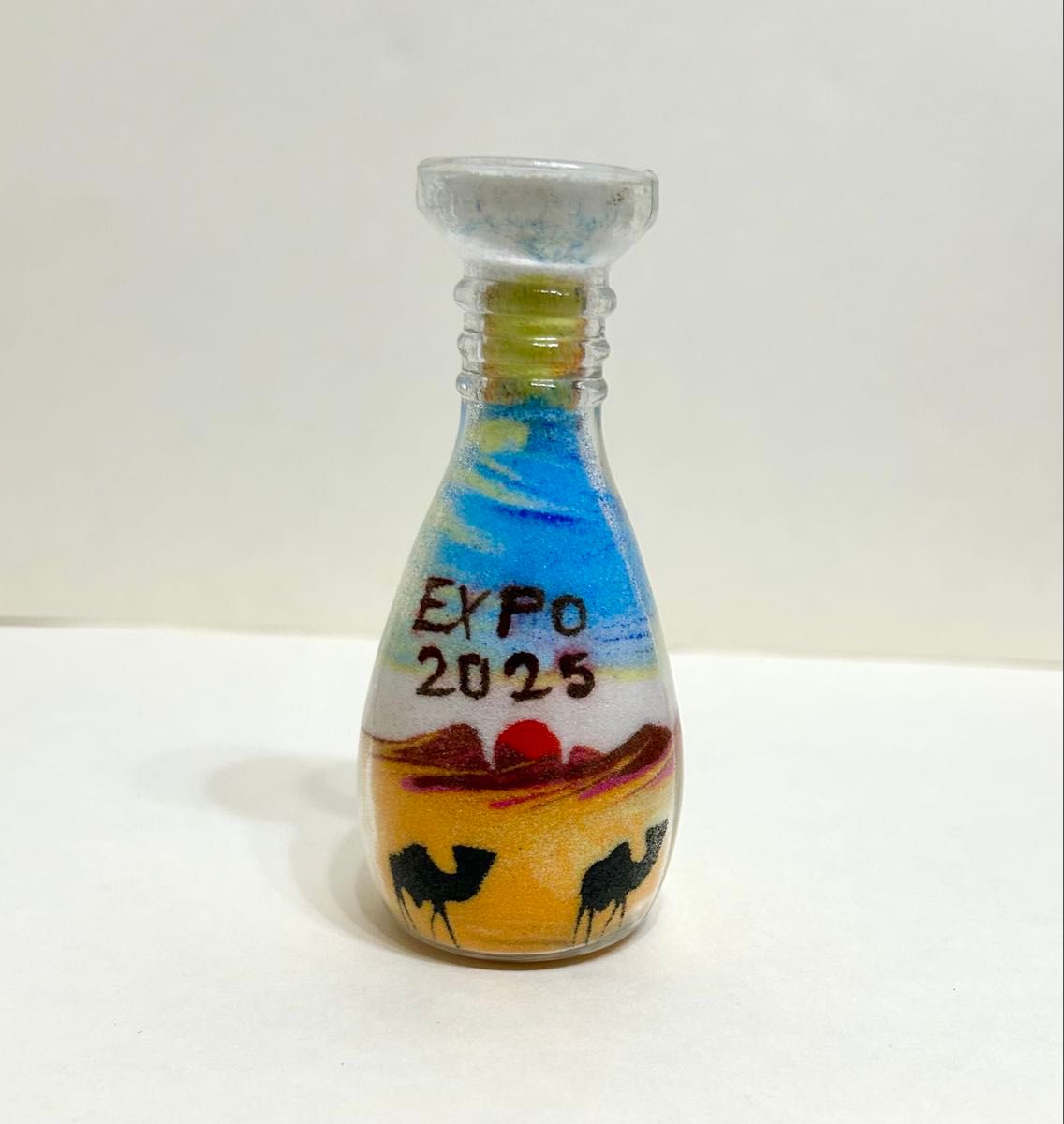 万博 ヨルダン 砂アート サンドアート 大阪関西万博 万博限定文字入り