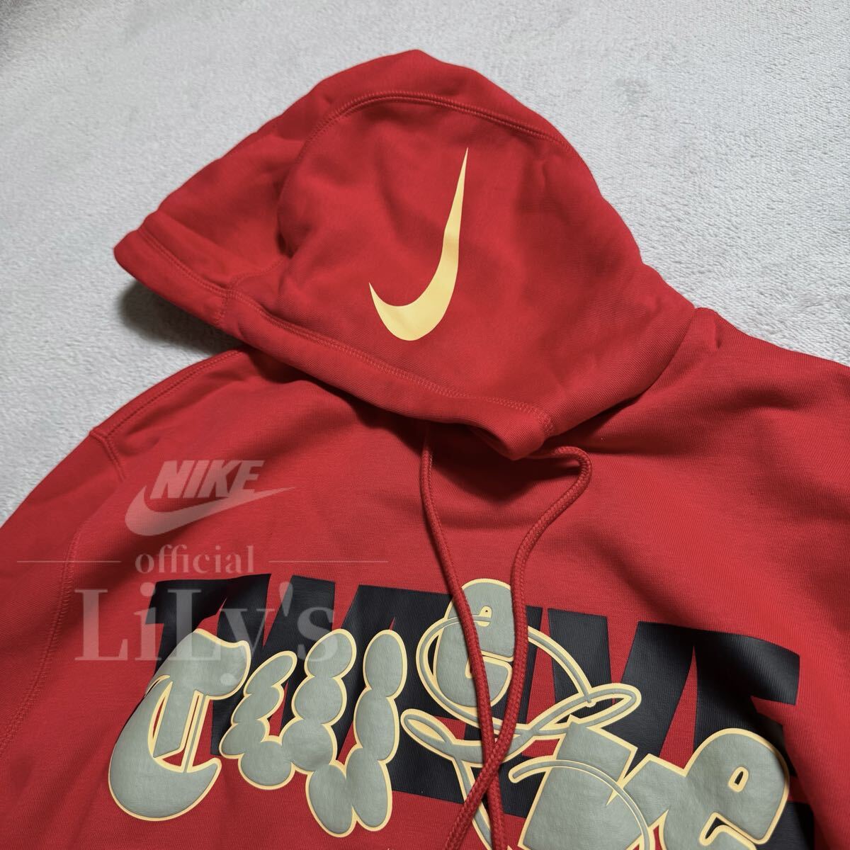 Mサイズ】NIKE上下セットアップ 定価21 110円 赤 パーカースウェット