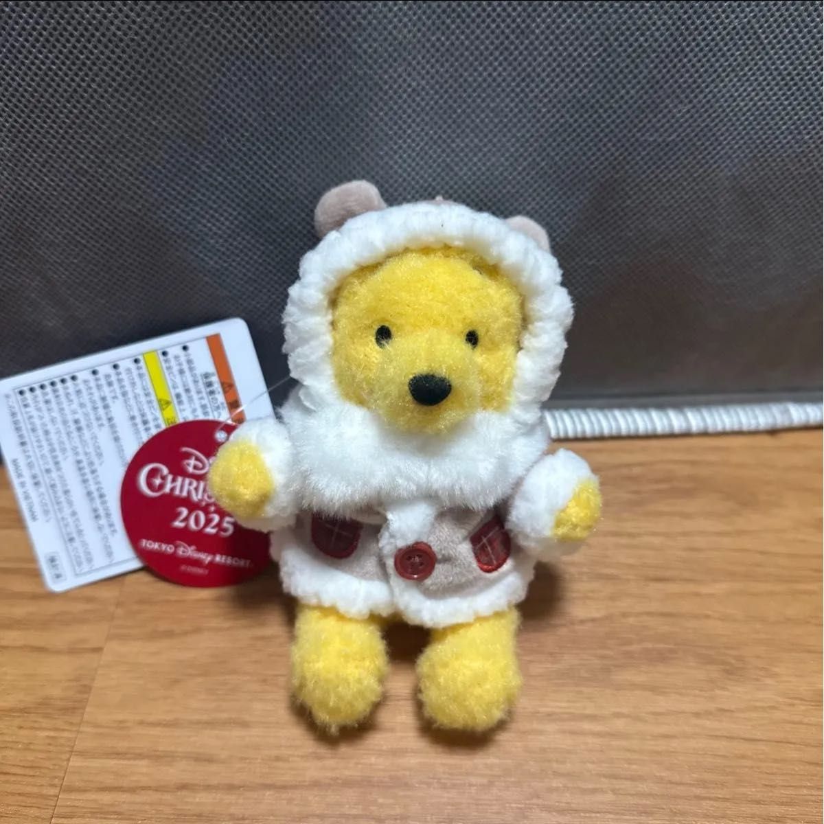 くまのプーさん ぬいぐるみバッジ ぬいぐるみ ディズニークリスマス