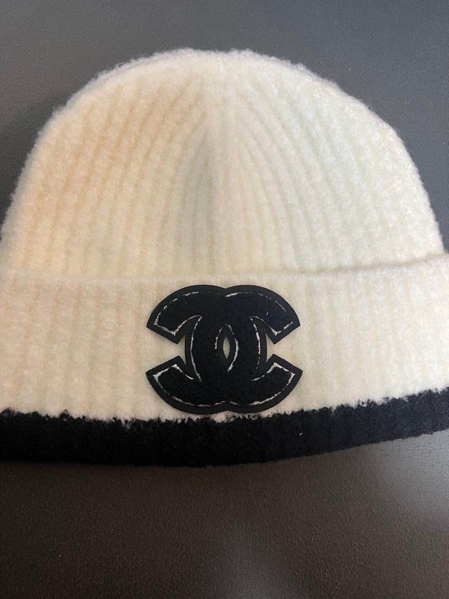 CHANEL ニット帽 白｜Yahoo!フリマ（旧PayPayフリマ）