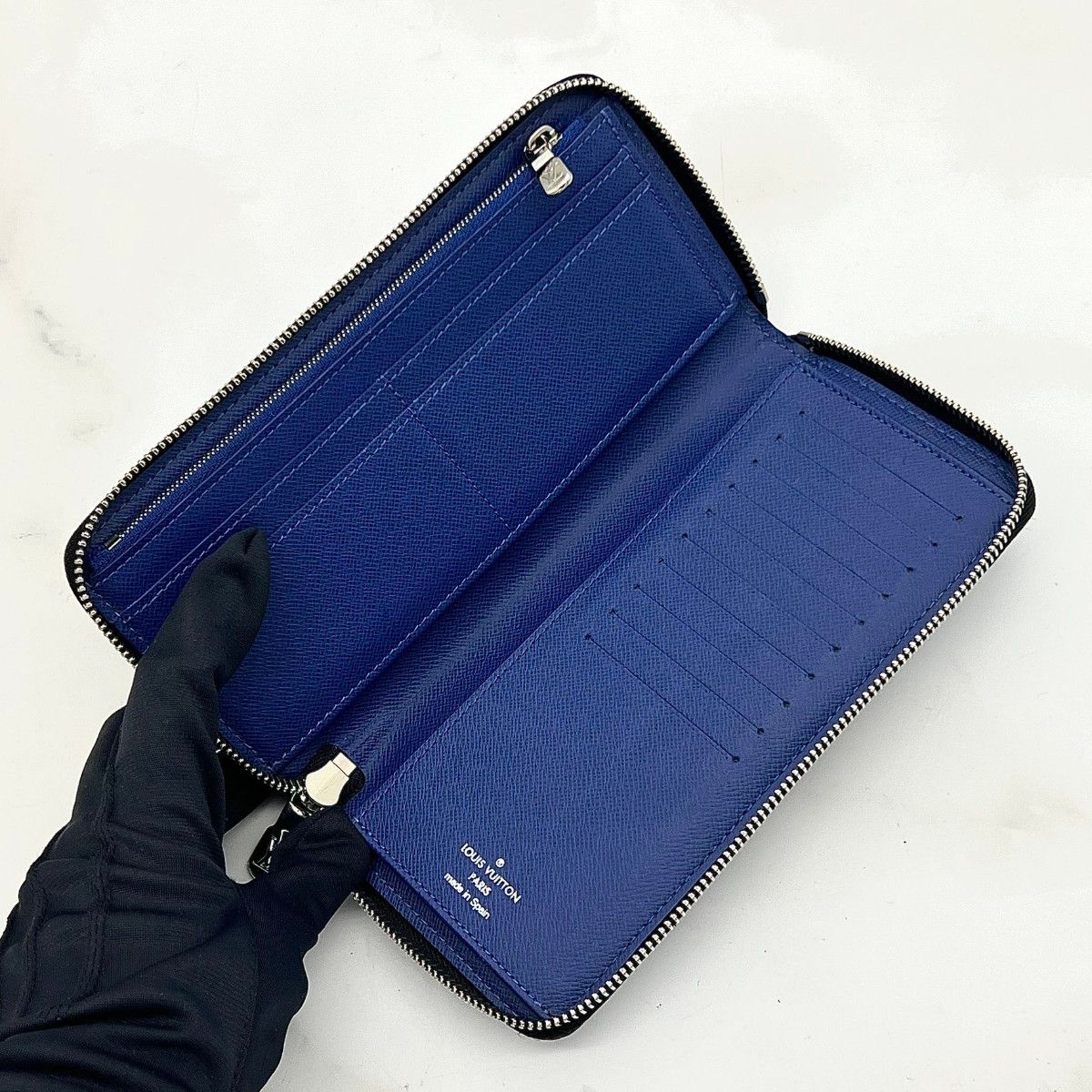 ルイヴィトン モノグラム タイガラマ ヴェルティカル ブルー