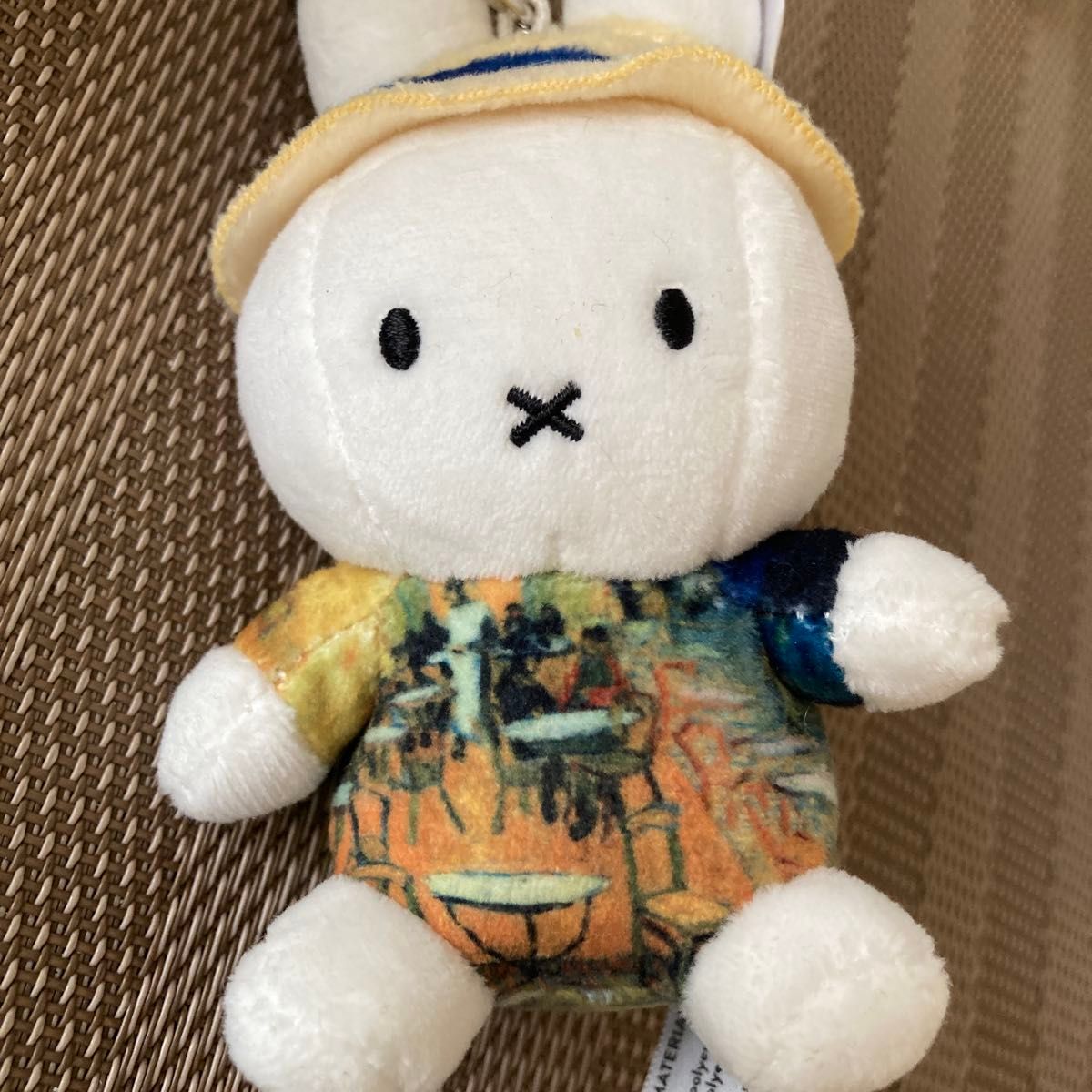ゴッホ展 ミッフィーキーホルダー 夜のカフェテラスぬいぐるみ(小